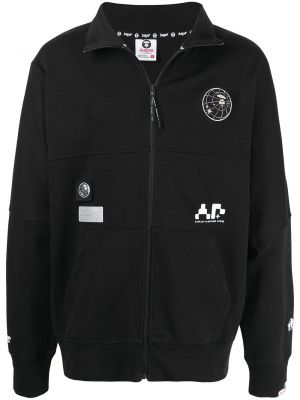 Felpa con la zip Aape By *a Bathing Ape® nero