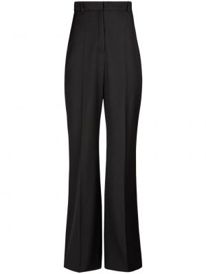 Vlněné kalhoty Nina Ricci černé