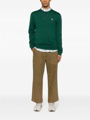 Sweter bawełniany Ps Paul Smith zielony