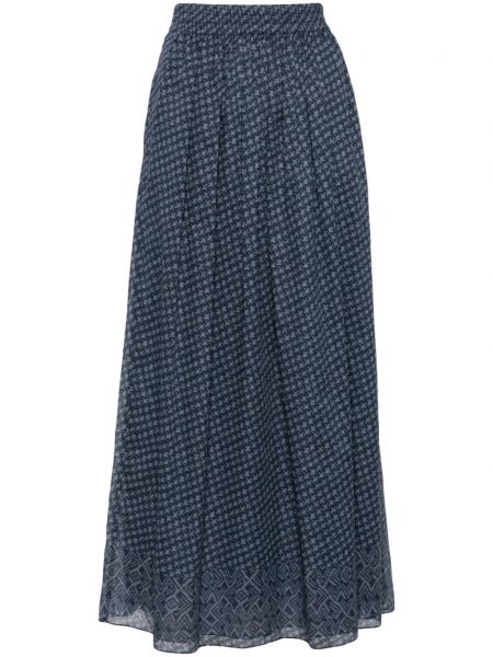 Midi suknja s printom Emporio Armani
