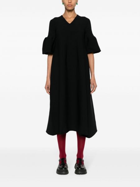 Dzianinowa sukienka midi Cfcl czarna