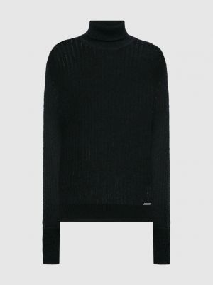 Шелковый свитер Kiton черный