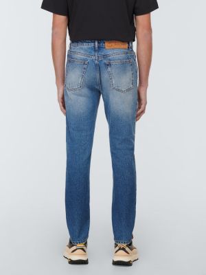 Jeans skinny distressed slim fit Moncler Genius blu
