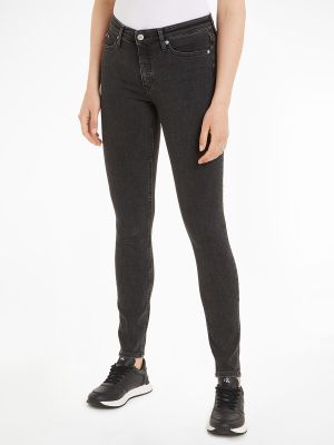 Vaqueros skinny Calvin Klein Jeans negro