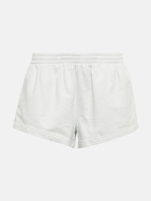Shorts en coton Balenciaga gris