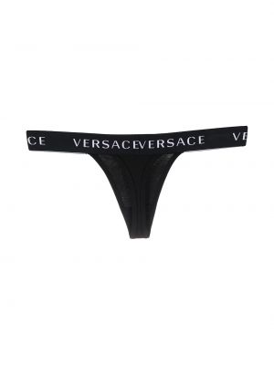Stringi Versace czarne