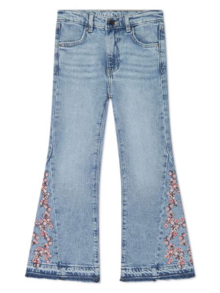 Flared jeans for piger Guess Kids blå