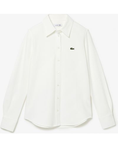 Lacoste dámská bavlněná piké košile s francouzským límečkem