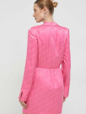 Testhezálló mini ruha Hugo rózsaszín