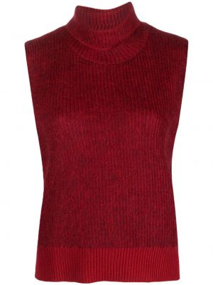 Červená pletená vesta Soulland