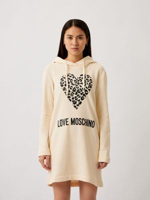 Платье Love Moschino бежевое