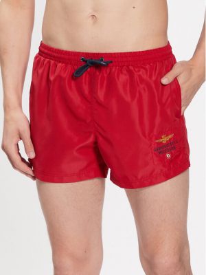 Pantaloni scurți Aeronautica Militare roșu