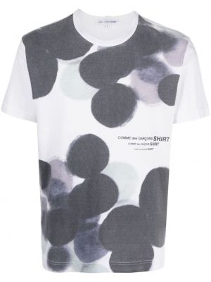 Gepunktete t-shirt aus baumwoll mit print Comme Des Garçons Pre-owned