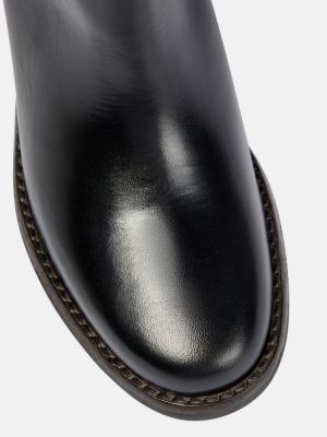 Kožne gumene čizme Isabel Marant crna