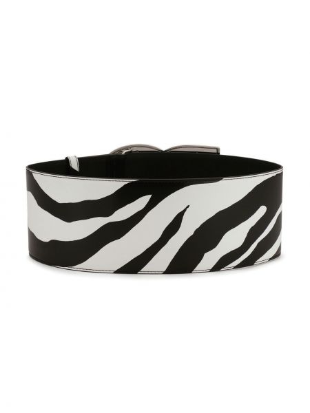 Gürtel mit print mit zebra-muster Dolce & Gabbana