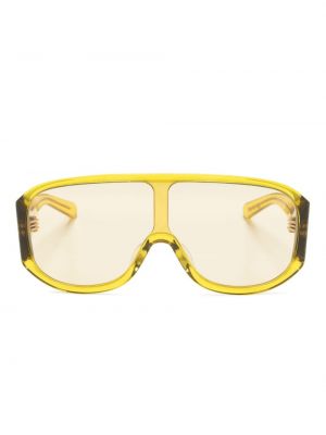 Oversized sluneční brýle Flatlist žluté