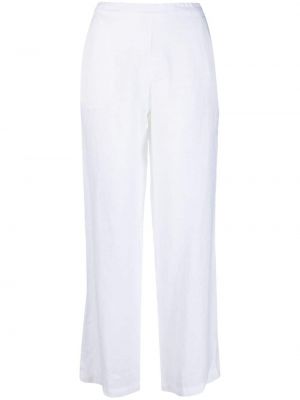 Pantaloni a vita alta Mc2 Saint Barth bianco