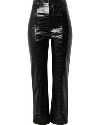 Bardot Pantaloni cu dungă  negru