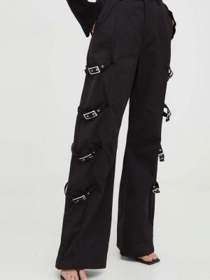Spodnie z wysoką talią Gestuz czarne