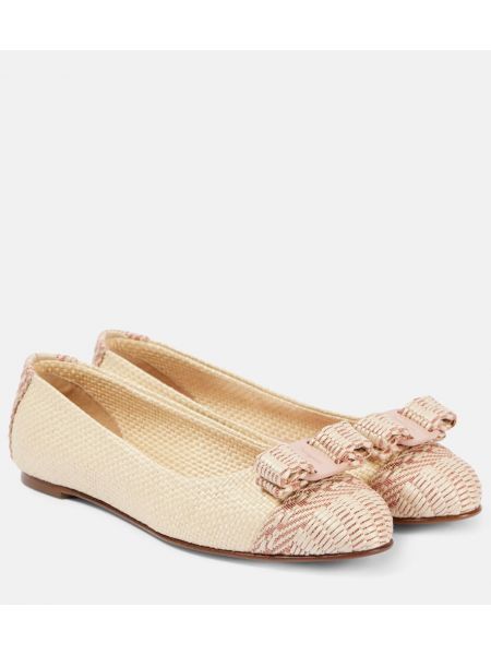 Ballerinas Ferragamo beige