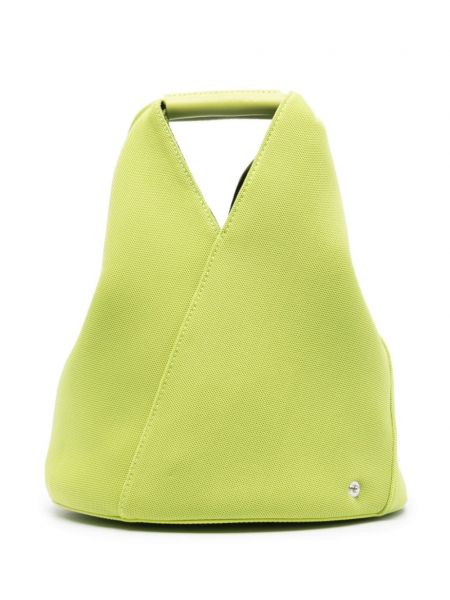 Τσάντα shopper από διχτυωτό Mm6 Maison Margiela πράσινο