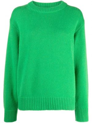 Sweter z kaszmiru z okrągłym dekoltem Sofie Dhoore zielony