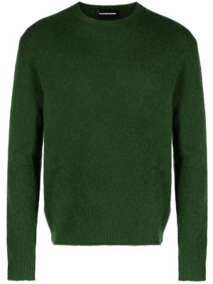 Sweter z okrągłym dekoltem Salvatore Santoro zielony