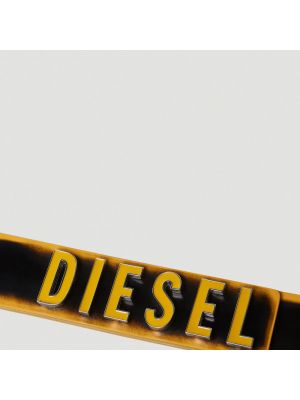 Pasek skórzany Diesel czarny
