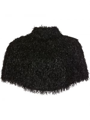 Μπουφάν με γούνα Unreal Fur μαύρο