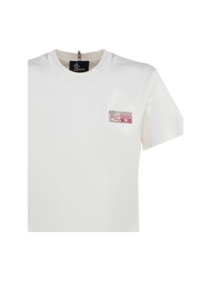 Koszulka z dżerseju Moncler biała