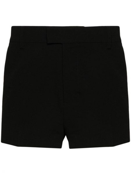 Krepp woll shorts Ami Paris schwarz