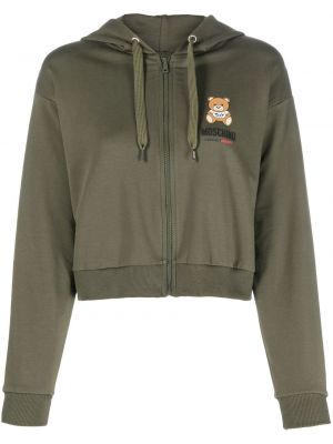 Hoodie Moschino grön