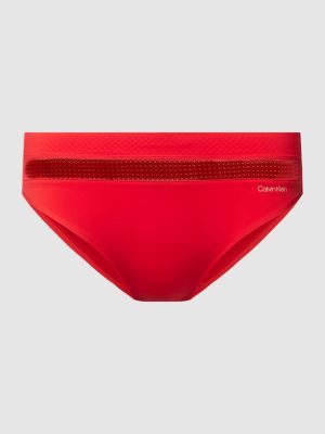 Bikini z nadrukiem Calvin Klein Underwear czerwony