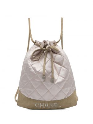 Gesteppter seiden rucksack Chanel Pre-owned pink