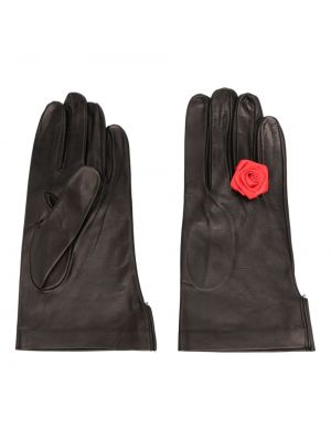 Φλοράλ δερμάτινα γάντια Canaku