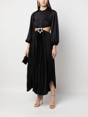 Sukienka wieczorowa z otwartymi plecami V:pm Atelier czarna