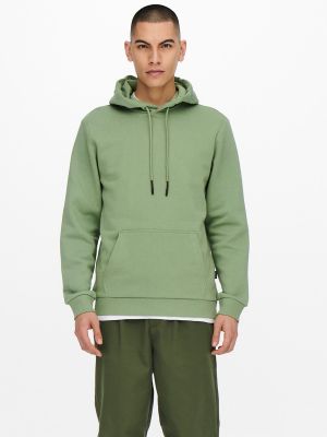 Sudadera con capucha Only & Sons verde