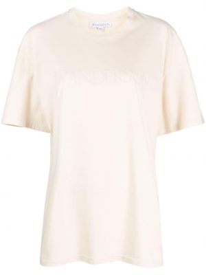 T-shirt ricamato Jw Anderson beige