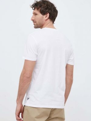 Бавовняна футболка з принтом Guess біла