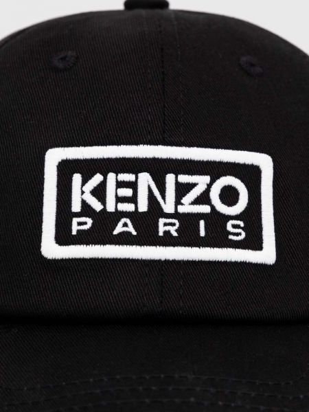 Pamučna kapa Kenzo crna