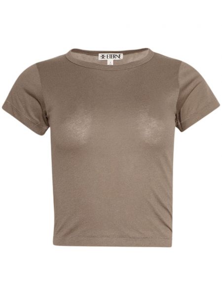 Kortærmet t-shirt éterne brun