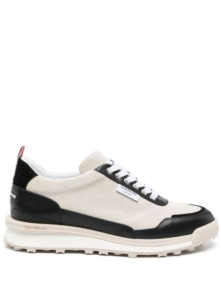 Sneakers με κορδόνια με δαντέλα Thom Browne μαύρο