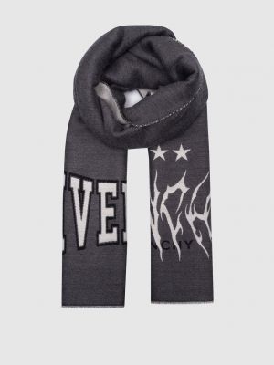 Шовковий вовняний шарф Givenchy сірий