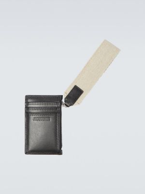 Usnjena denarnica Jacquemus črna