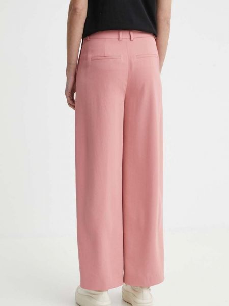 Pantaloni cu talie înaltă Drykorn roz