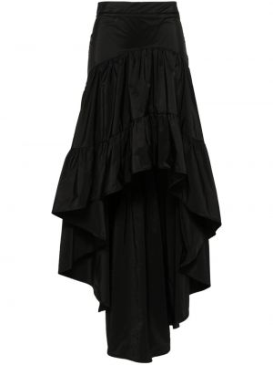 Sukňa s vysokým pásom Ermanno Firenze čierna