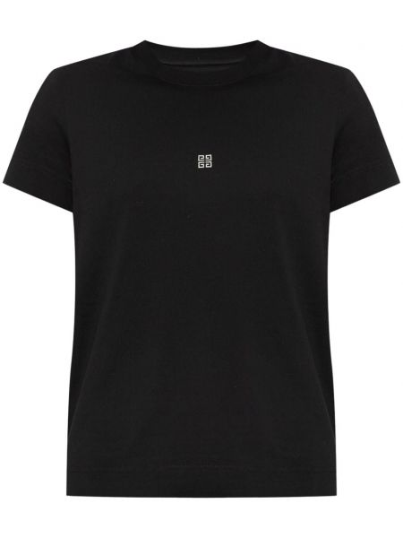 Kokvilnas t-krekls Givenchy melns