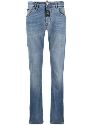 Straight leg jeans Philipp Plein blu
