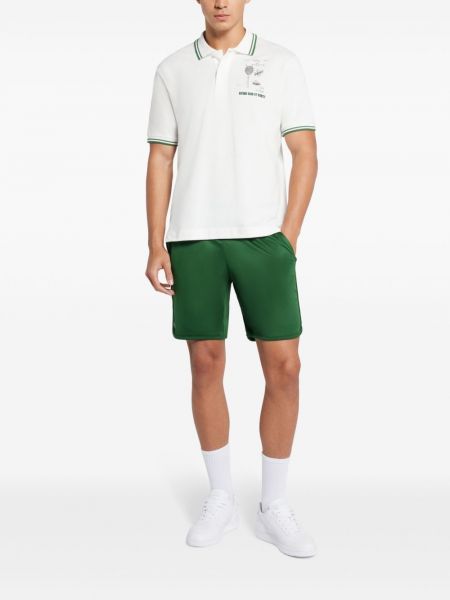 Shorts mit stickerei Lacoste grün