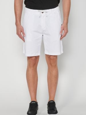 Pantaloni Koroshi alb
